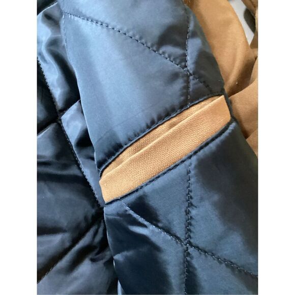 Wrangler Workwear Quilted Lined Work Shirt Jacket with Hood Sz 2XL - Picture 10 of 10